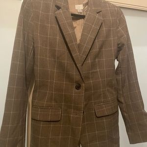 A New Day Windowpane Blazer